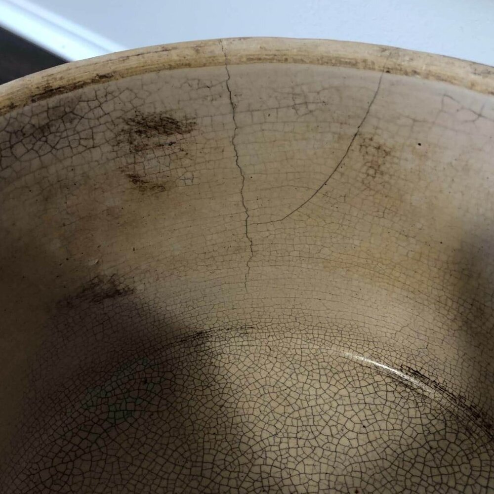 Antique stoneware crock - Pittsburg Pottery Diamond Brand 1 gallon - Picture 9 of 13